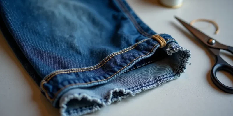 Jak skrócić jeansy z oryginalnym szwem – Przewodnik krok po kroku