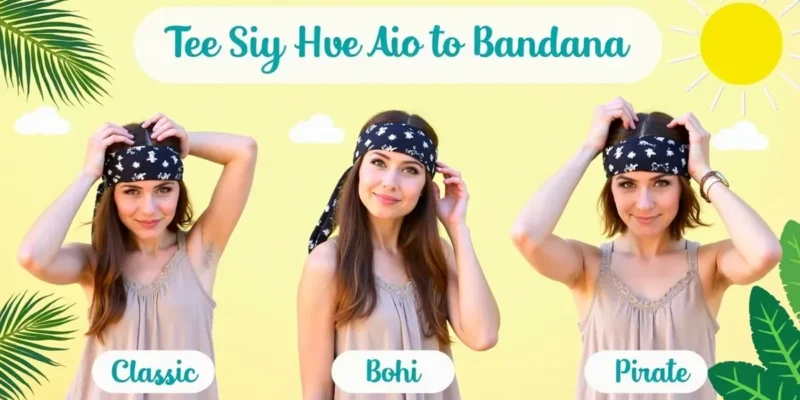 Jak zawiązać bandanę na głowie? Techniki i porady